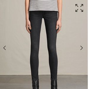 Allsaints Mast Jean faded black